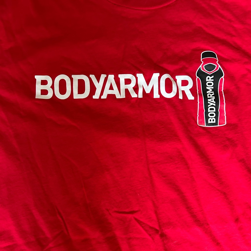 Body Armor Red Cotton T-shirt Mens XL